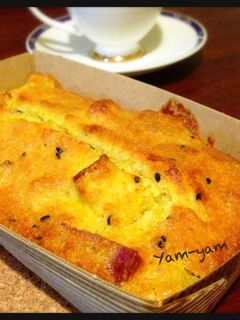 激しっとりサツマイモのパウンドケーキ*-レシピのメイン写真