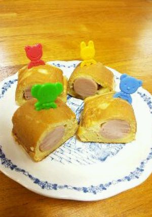 お弁当にも☆揚げないアメリカンドッグ♪-レシピのメイン写真
