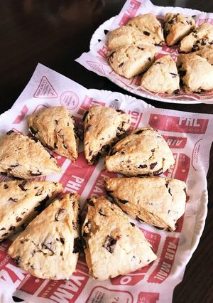 材料要らず☆HMで簡単チョコスコーン♡-レシピのメイン写真