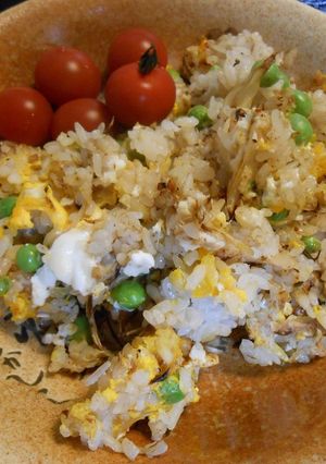 簡単・らっきょうの炒め物&炒飯-レシピのメイン写真