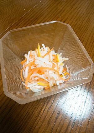 おせちに！リンゴ酢爽やか美味！なますです-レシピのメイン写真