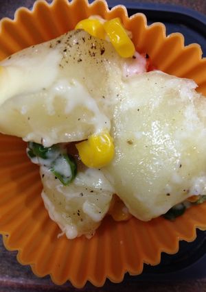 じゃがいもとミックスベジのチーズ絡め-レシピのメイン写真