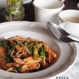 ブロッコリーとベーコンのトマトパスタ