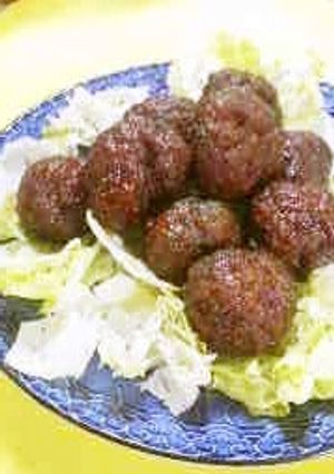 甘酢肉だんご♪-レシピのメイン写真