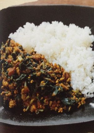 ほうれん草のドライカレー-レシピのメイン写真