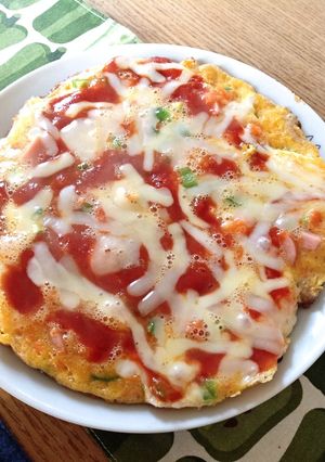 オープンオムレツ トマトソースで♪-レシピのメイン写真