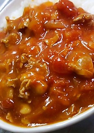 ルーから作るトマト缶ハヤシライス！-レシピのメイン写真