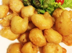 お好み焼き粉で♪えびフリッター☆-レシピのメイン写真