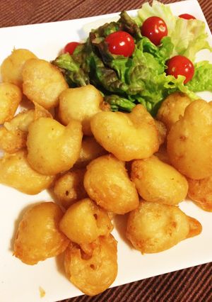 お好み焼き粉で♪えびフリッター☆-レシピのメイン写真