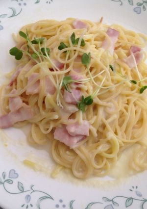クリームパスタ-レシピのメイン写真