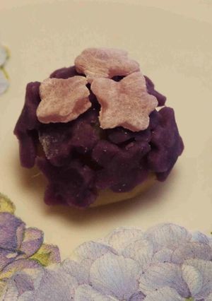 和菓子 (あじさい)-レシピのメイン写真