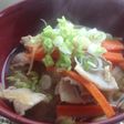 栄養たっぷり☆豚ばら肉うどん
