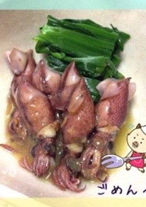 ホタルイカの塩茹で〜(o˘◡˘o)♡-レシピのメイン写真