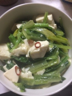 小松菜と豆腐のとろとろ〜(๑´ڡ`๑)-レシピのメイン写真