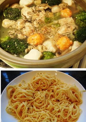 レモン風味のタン麺風ラーメン鍋-レシピのメイン写真