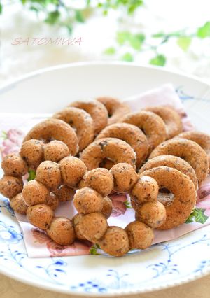 プルーンピューレでモチモチ♡焼きドーナツ-レシピのメイン写真
