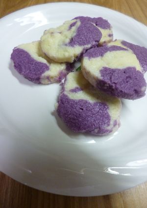 紫芋のマーブルクッキー-レシピのメイン写真