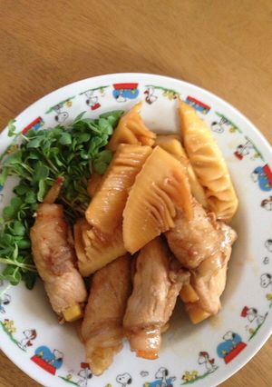 ぉ肉で竹の子まき巻き♪♪♪-レシピのメイン写真