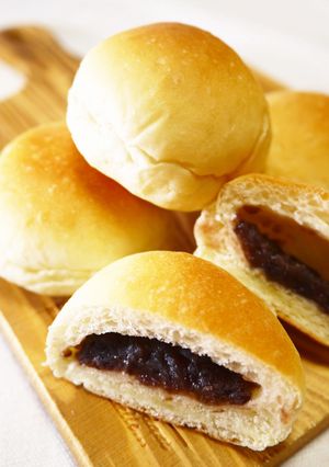 【お家で菓子パン作り】あんパン(卵なし)-レシピのメイン写真