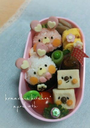 幼稚園 お弁当 キャラ弁*うさぎ-レシピのメイン写真