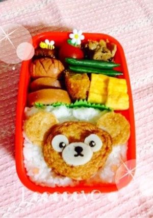 キャラ弁☆簡単ダッフィーのお弁当-レシピのメイン写真