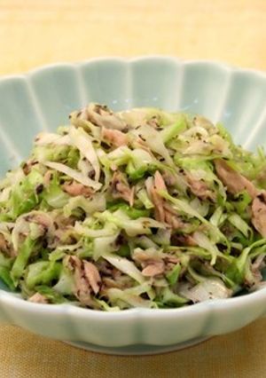 キャベツとツナのサラダ(赤しそ風味)-レシピのメイン写真