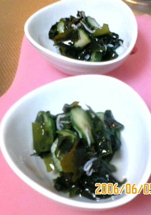 あっさりサッパリわかめの酢の物-レシピのメイン写真
