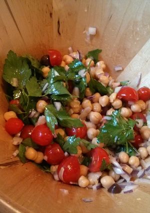 ひよこ豆とイタリアンパセリのサラダ-レシピのメイン写真