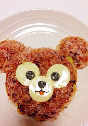 可愛いダッフィーのお好み焼き♡-レシピのメイン写真