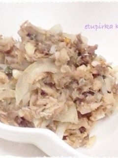 簡単☆鯖缶と新玉ねぎのごま油炒め-レシピのメイン写真