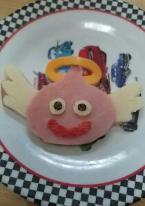 キャラ弁 ドラクエ エンゼルスライム-レシピのメイン写真