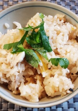 筍と鯛のアラで土鍋炊き込みご飯-レシピのメイン写真