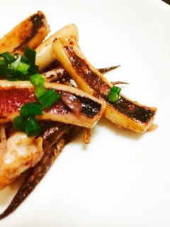 イカの一夜干しのバター醤油炒め-レシピのメイン写真