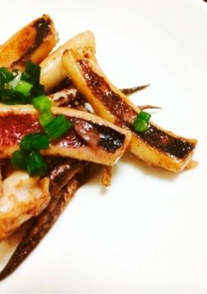 イカの一夜干しのバター醤油炒め-レシピのメイン写真