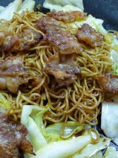 お肉がカリカリ!サクサク!の焼そば-レシピのメイン写真
