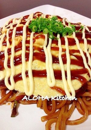 簡単！焼きそばアレンジ！オムソバ！-レシピのメイン写真