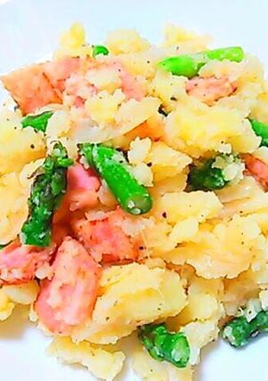 マヨネーズ不使用～春のホットポテトサラダ-レシピのメイン写真