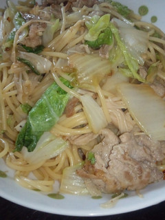 ポン酢で簡単♪白菜と豚肉のパスタ☆-レシピのメイン写真