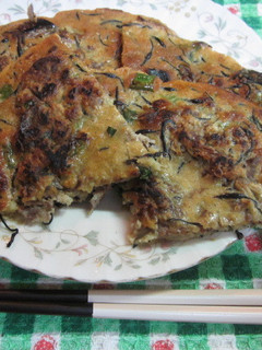 ひじきと牛肉のチヂミ-レシピのメイン写真