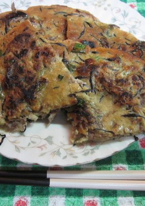ひじきと牛肉のチヂミ-レシピのメイン写真