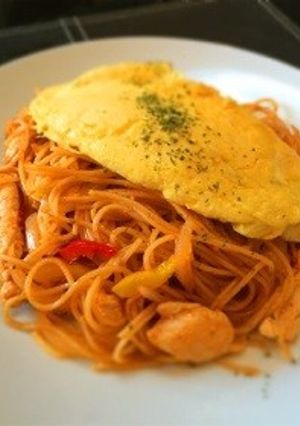 めちゃうまオムスパ-レシピのメイン写真