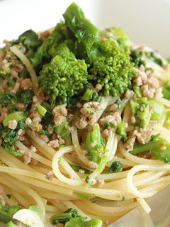 菜の花のパスタ 柚子こしょう味-レシピのメイン写真