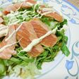 炙りサーモン わさびソース どすぇ