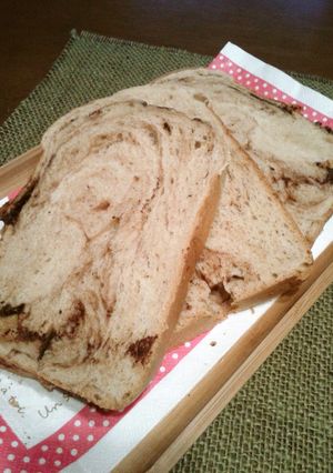 HB早焼き‼ふわふわチョコバナナパン♪-レシピのメイン写真