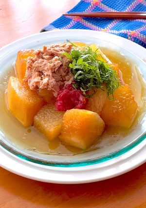 ＊冷やし冬瓜の梅ツナのせ＊-レシピのメイン写真