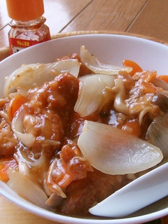 市販から揚げの甘酢あんかけ-レシピのメイン写真
