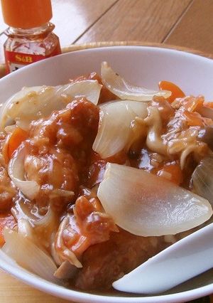 市販から揚げの甘酢あんかけ-レシピのメイン写真