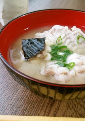 アカエイ☆コラーゲンたっぷりのお味噌汁-レシピのメイン写真