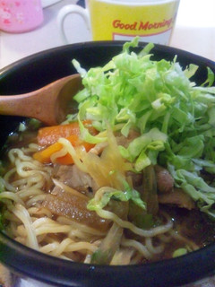 シャキシャキ春キャベツのせラーメン-レシピのメイン写真