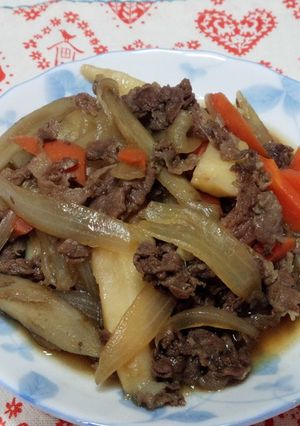 ご飯がススむ＊牛こま肉の甘辛煮＊-レシピのメイン写真